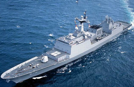 韩国宙斯盾驱逐舰,现代海战的新力量,韩国宙斯盾驱逐舰,现代海战新力量的先锋