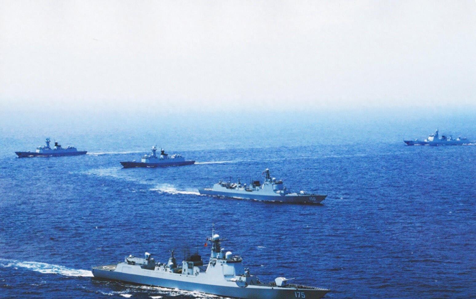 中国2022年即将服役的军舰，迈向海洋强国的坚实步伐，中国迈向海洋强国，2022年军舰服役在即
