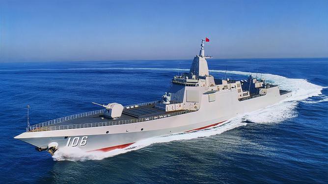 中国新军舰下水，海军力量的崭新篇章，中国新军舰下水，海军力量迈入崭新篇章