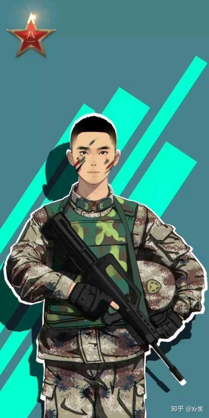 军人漫画，英雄形象的视觉呈现，军人漫画，英雄形象的震撼视觉呈现