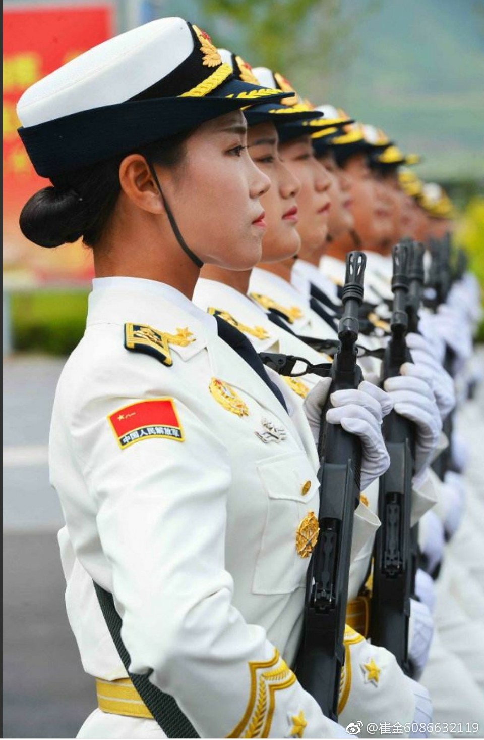 三军女仪仗队图片，展现女性力量与荣耀的壮丽画卷，三军女仪仗队壮丽图片展示，女性力量与荣耀的辉煌瞬间