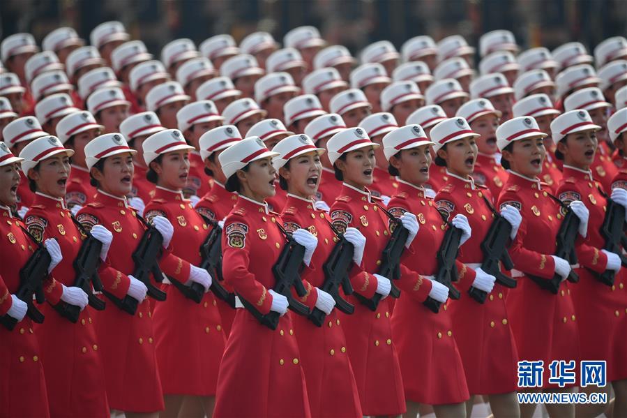 2019年阅兵民兵方队，展现国防力量的坚实后盾，国防坚实后盾，2019阅兵民兵方队风采展示