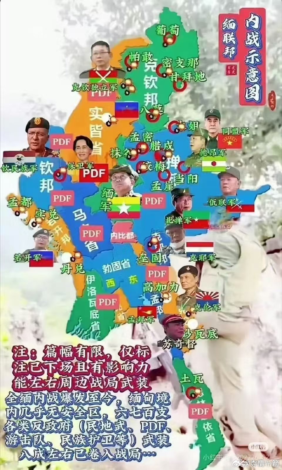 缅北军阀势力排名及其实力分析，缅北军阀势力排名与实力深度解析