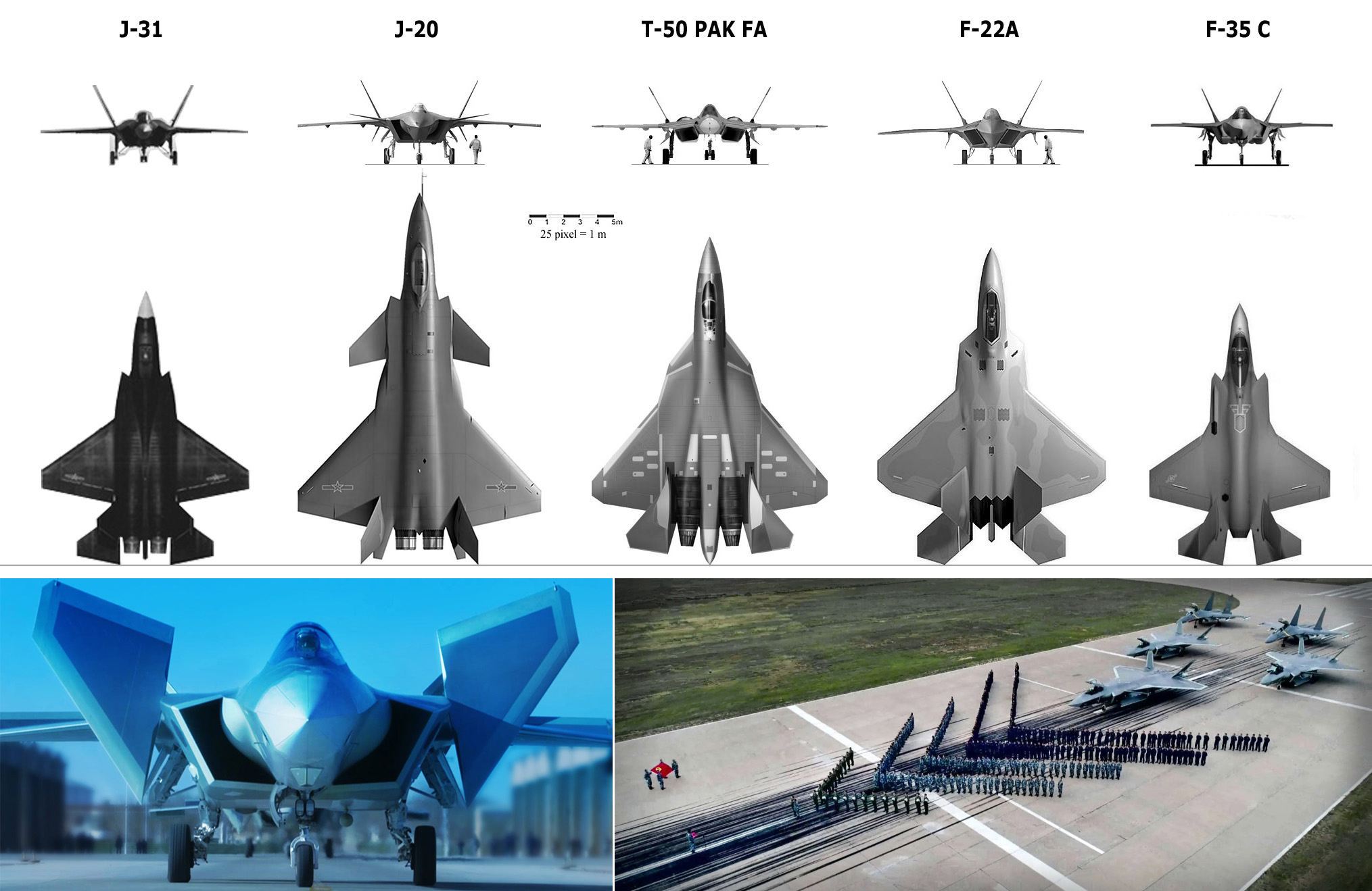 歼-20与F-22，究竟谁更厉害？，歼-20与F-22，谁更胜一筹？对比解析