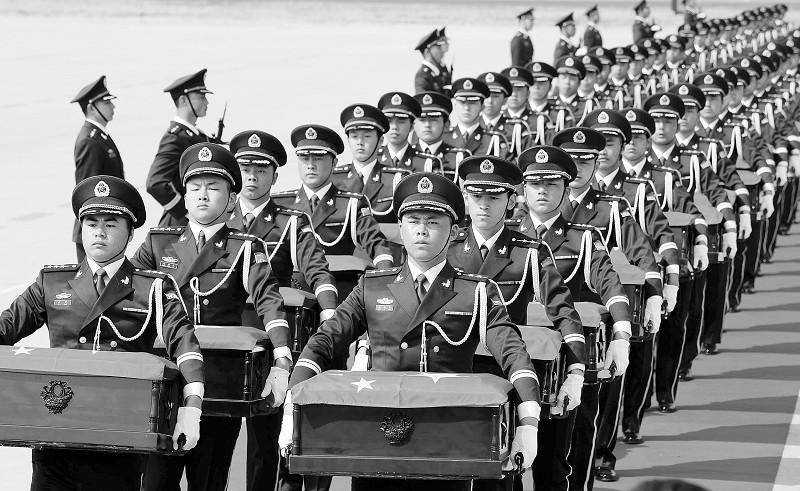 以中国人民志愿军军歌之声，奏响人生辞职之章，军歌之声，奏响人生辞职之章的序曲