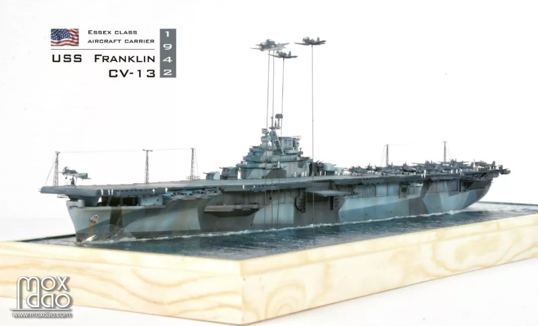富兰克林号航空母舰模型，探索与赏析，富兰克林号航空母舰模型，深入探索与赏析