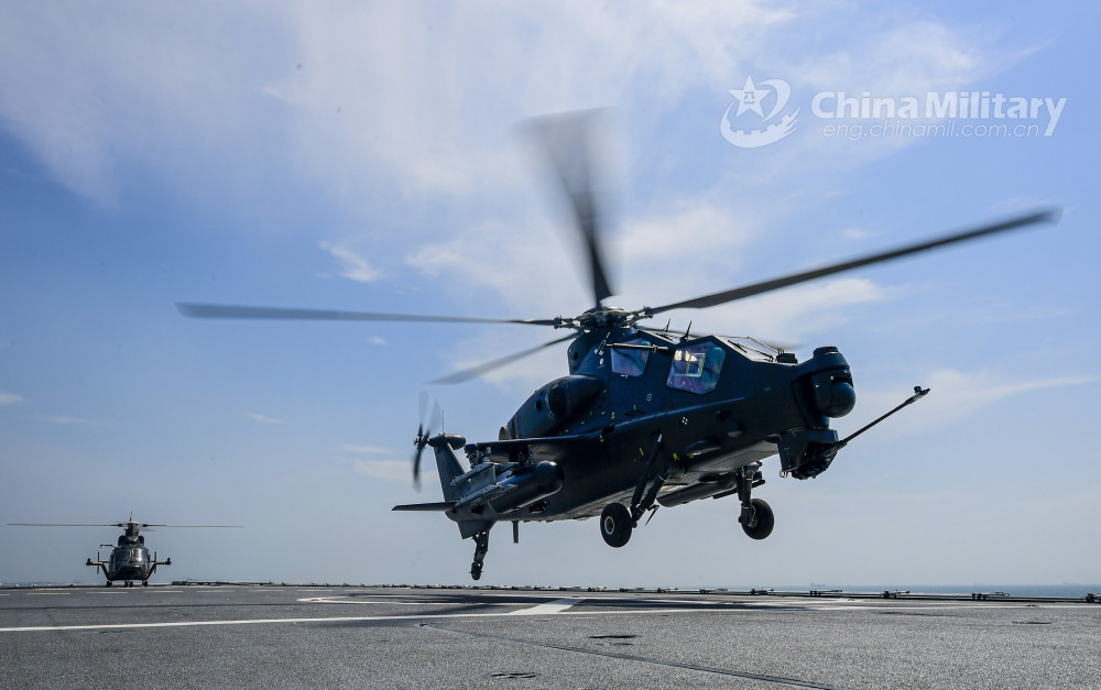 武直-10登陆军舰,空中力量的新里程碑,武直-10登陆军舰,空中力量新里程碑