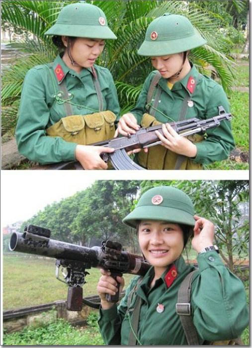 中国女兵在越南，云播中的英勇身影，中国女兵在越南云播中的英勇瞬间