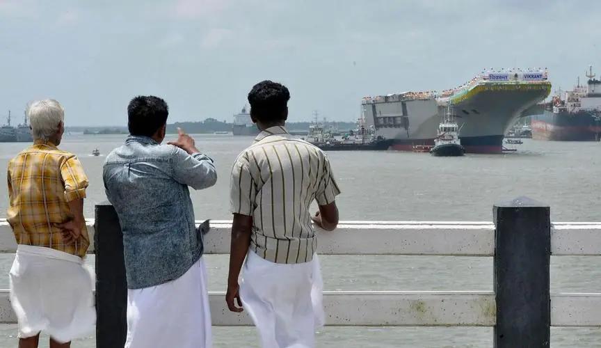 印度新航母维克兰特号,探索与期待,印度新航母维克兰特号,探索之旅与期待的目光