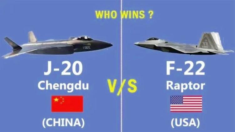 歼-20与F-22，尺寸与能力的较量，歼-20与F-22，尺寸比拼与能力对决