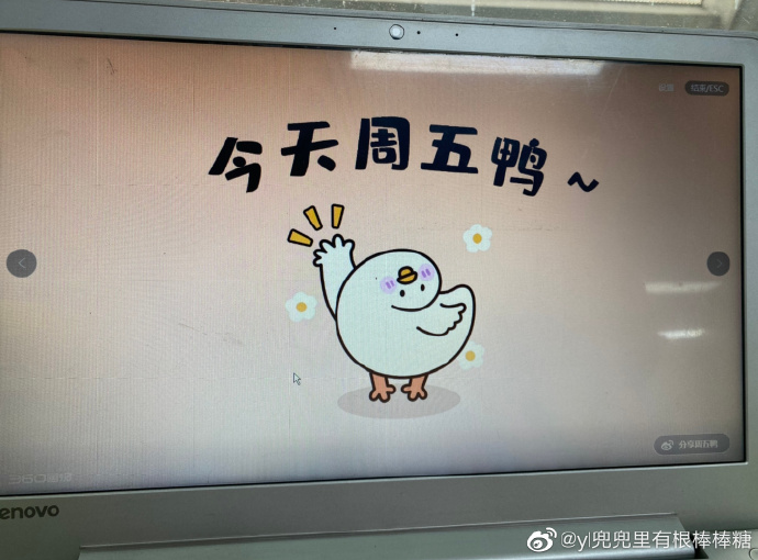 今天周五鸭图片，忙碌中的一抹轻松与愉悦，周五鸭图，忙碌中的一抹轻松愉悦时光