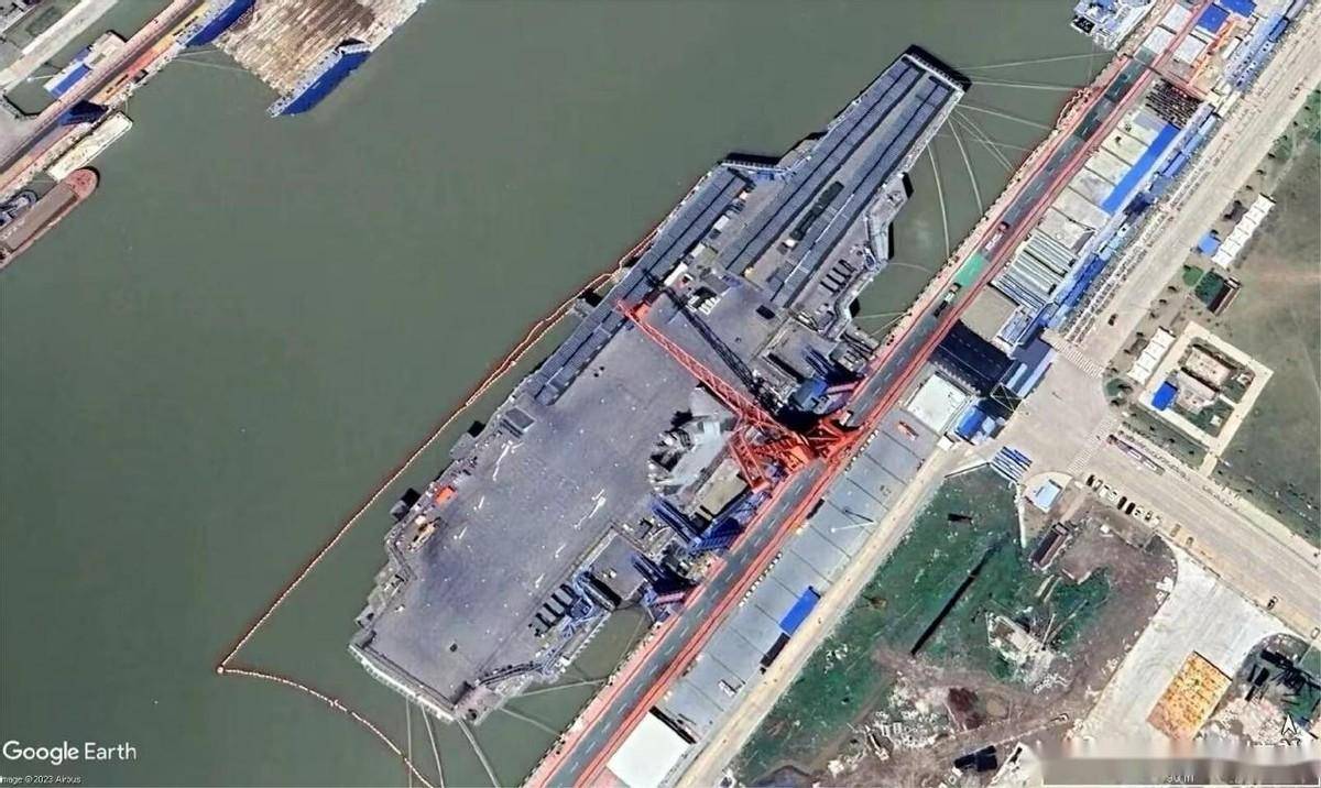 中国海军新里程碑，003号航母系泊试验，中国海军新里程碑，003号航母系泊试验启动