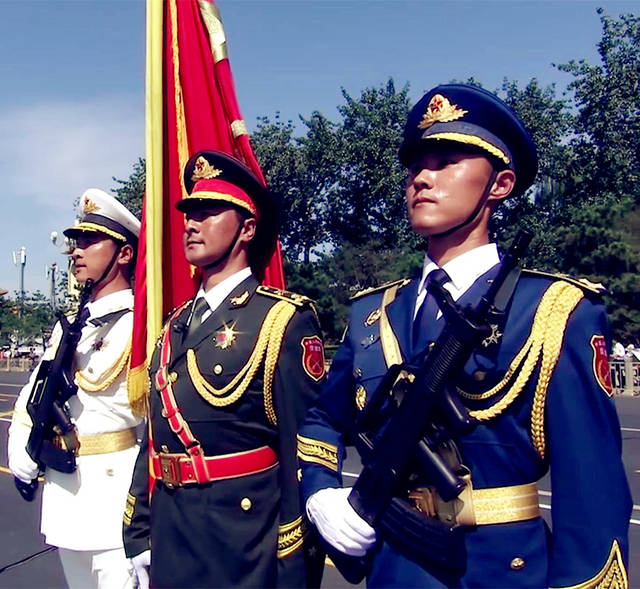 帅气三军仪仗队图片,荣耀与力量的象征,帅气三军仪仗队图片,荣耀与力量的汇聚