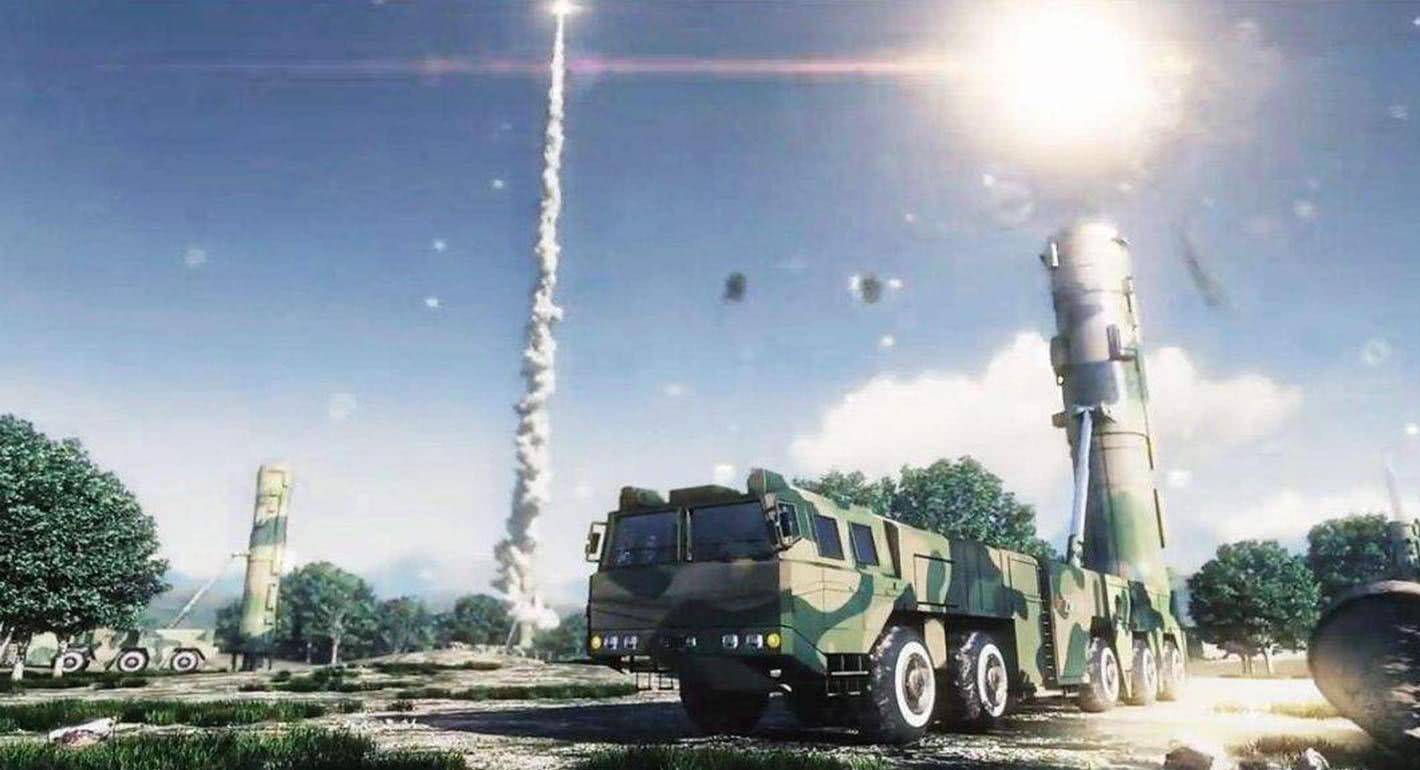 东风21D导弹发射,揭示强大实力与战略威慑力量,东风21D导弹展示强大实力与战略威慑力量,新一轮军事技术里程碑