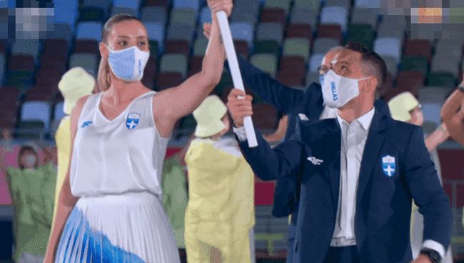 今天哈萨克斯坦奥运会女旗手,荣耀与担当的象征,哈萨克斯坦奥运会女旗手,荣耀与担当的典范